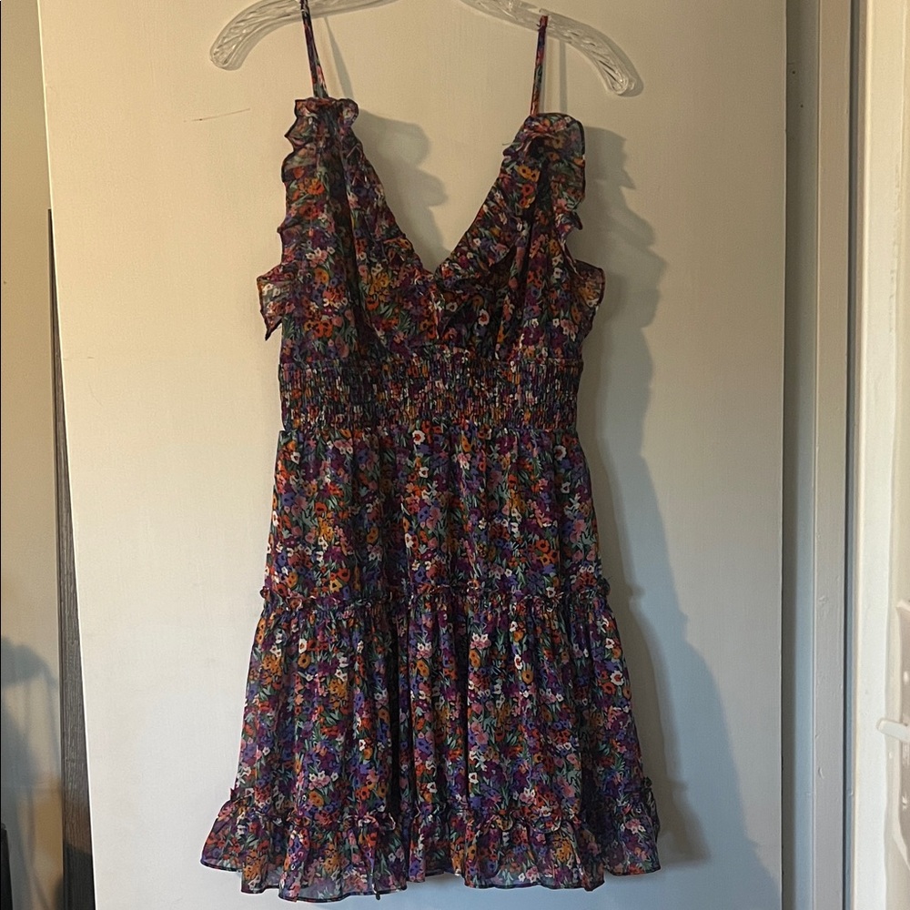 Floral Ruffle Dress